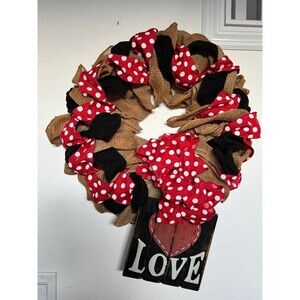 Minnie Mouse Inspired Wreath